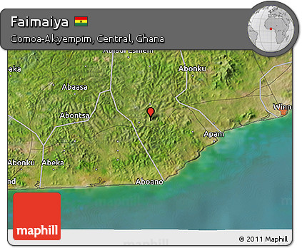 Satellite 3D Map of Faimaiya