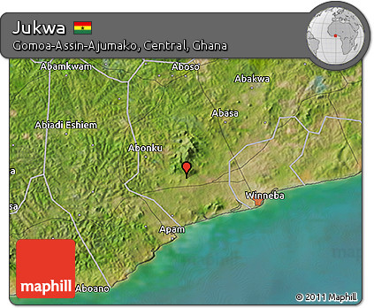 Satellite 3D Map of Jukwa