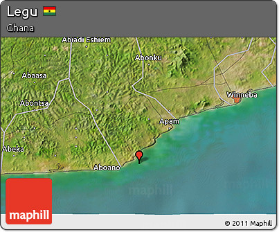 Satellite 3D Map of Legu