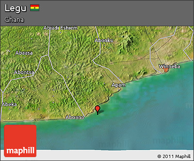 Satellite 3D Map of Legu