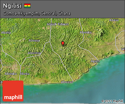 Satellite 3D Map of Ngilisi
