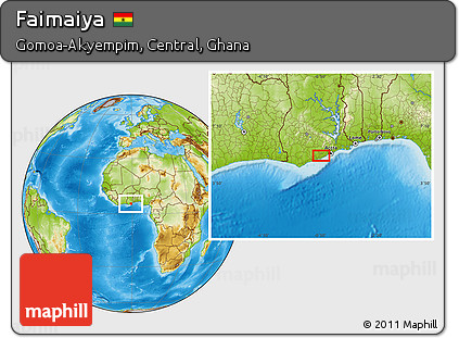 Physical Location Map of Faimaiya