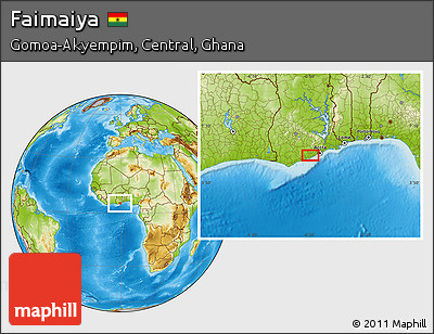 Physical Location Map of Faimaiya