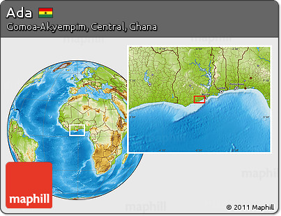 Physical Location Map of Ada