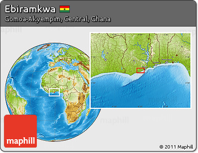 Physical Location Map of Ebiramkwa