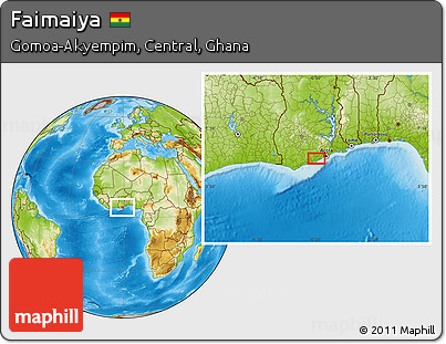 Physical Location Map of Faimaiya