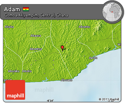 Physical Map of Adam