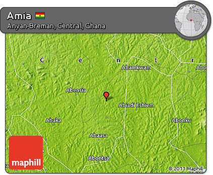 Physical Map of Amia