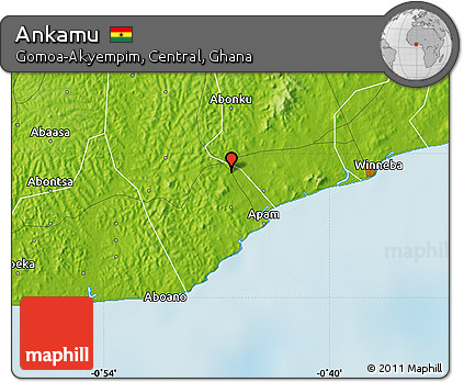 Physical Map of Ankamu