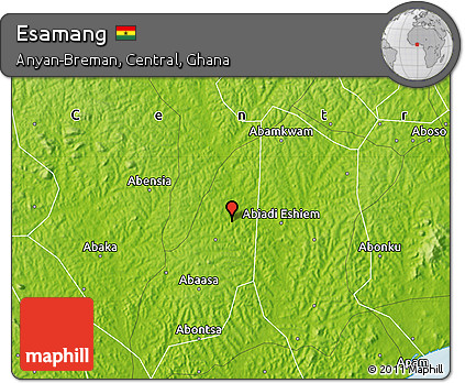 Physical Map of Esamang