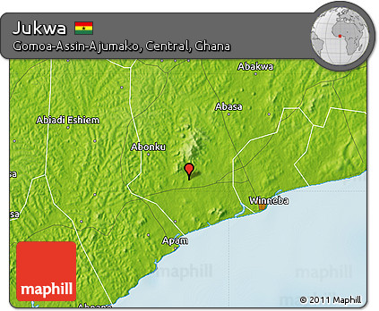 Physical Map of Jukwa