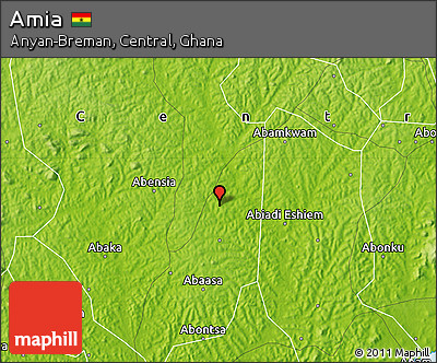Physical Map of Amia