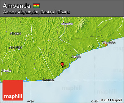 Physical Map of Amoanda