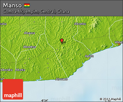 Physical Map of Manso