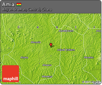 Physical Map of Amia