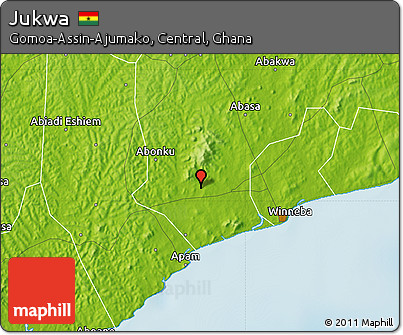 Physical Map of Jukwa