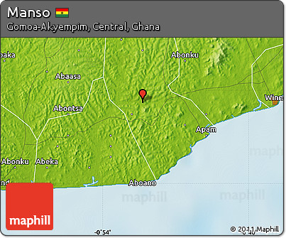 Physical Map of Manso
