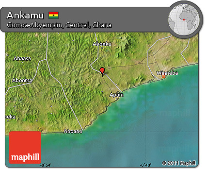 Satellite Map of Ankamu
