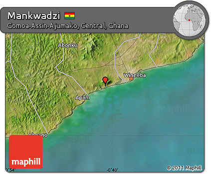 Satellite Map of Mankwadzi