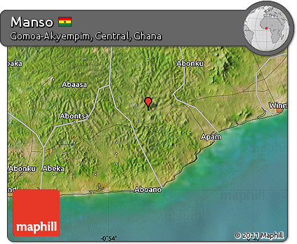 Satellite Map of Manso
