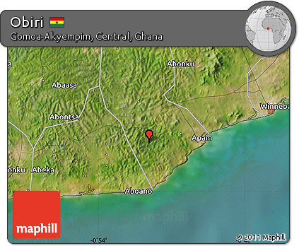 Satellite Map of Obiri