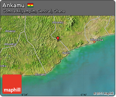 Satellite Map of Ankamu