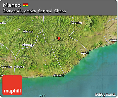 Satellite Map of Manso