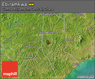 Satellite Map of Ebiramkwa