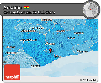 Political Panoramic Map of Ankamu
