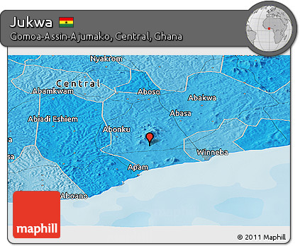 Political Panoramic Map of Jukwa