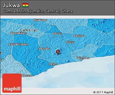 Political Panoramic Map of Jukwa