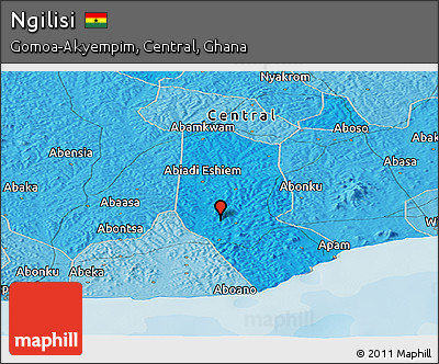 Political Panoramic Map of Ngilisi