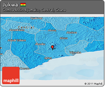 Political Panoramic Map of Jukwa