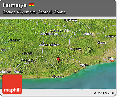Satellite Panoramic Map of Faimaiya