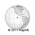 Outline Map of the Area around 5° 25' 24" N, 104° 28' 29" W, rectangular outline