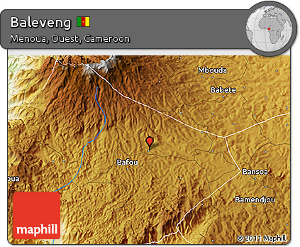 Physical 3D Map of Baleveng