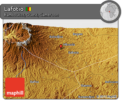 Physical 3D Map of Lafotio