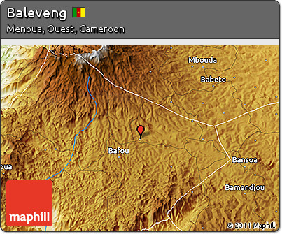Physical 3D Map of Baleveng