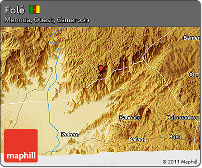 Physical 3D Map of Folé
