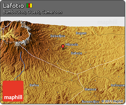 Physical 3D Map of Lafotio