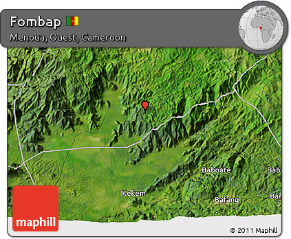 Satellite 3D Map of Fombap