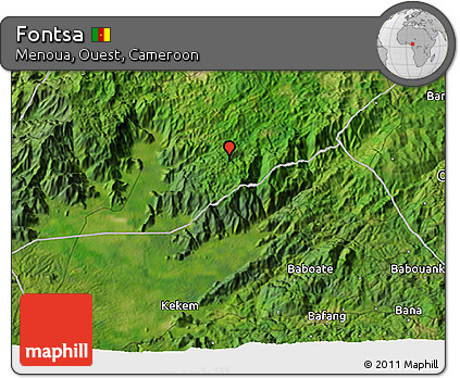 Satellite 3D Map of Fontsa