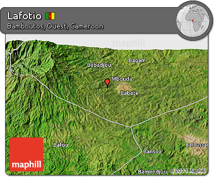 Satellite 3D Map of Lafotio