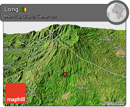 Satellite 3D Map of Long
