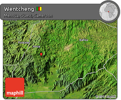 Satellite 3D Map of Wentcheng