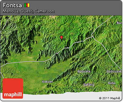 Satellite 3D Map of Fontsa