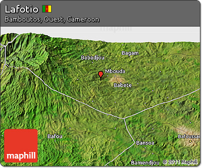 Satellite 3D Map of Lafotio