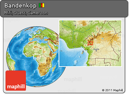 Physical Location Map of Bandenkop
