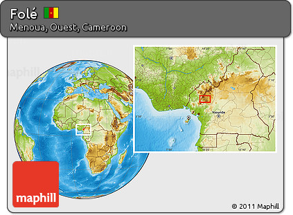 Physical Location Map of Folé
