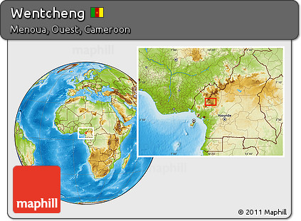 Physical Location Map of Wentcheng